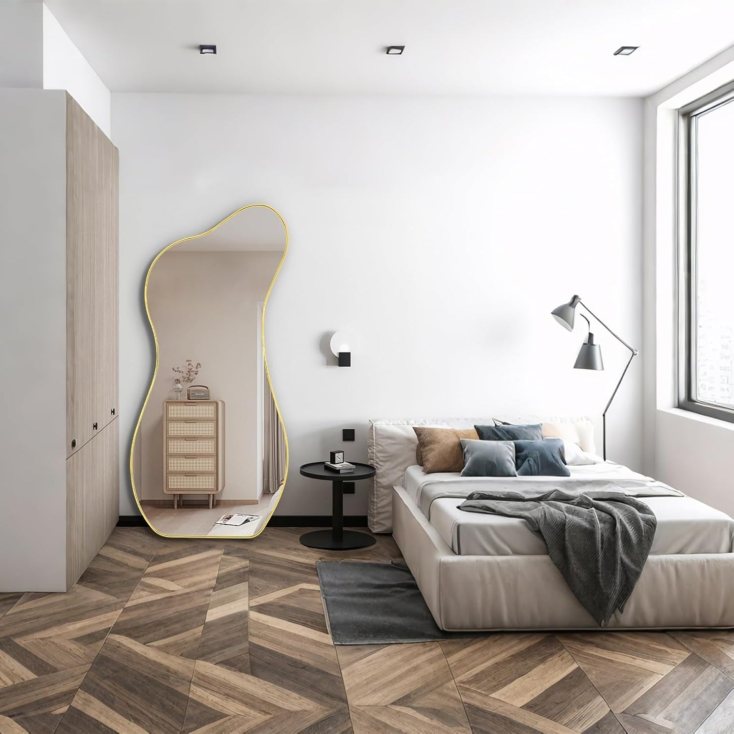 Espejo Curvado de Cuerpo Entero 170x70 cm — ¡Aprovecha la Oferta!