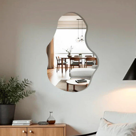 Espejo de cuerpo entero grande en óptica bio - 115 x 60 cm, pulido y decorativo, ¡aprovecha nuestra oferta!