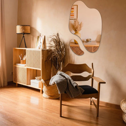 Juego de 2 Espejos Orgánicos: Elegancia Futurista y Diseño Abstracto - ¡Aprovecha nuestra Oferta!