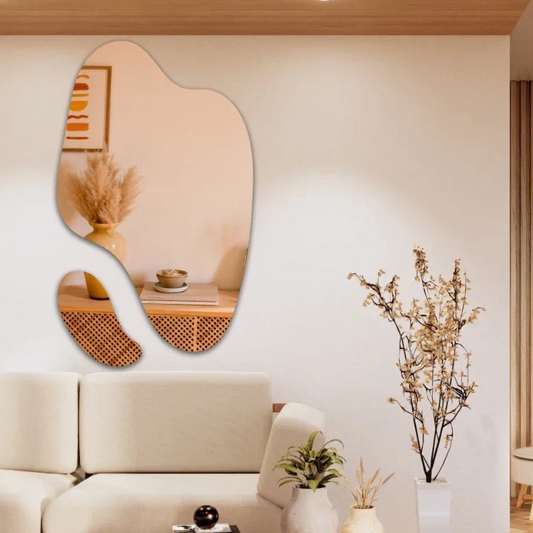 Juego de 2 Espejos Orgánicos: Elegancia Futurista y Diseño Abstracto - ¡Aprovecha nuestra Oferta!