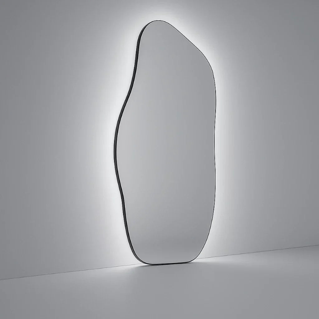 Espejo de Cuerpo Completo Lopazzi con Algodón Orgánico y Luz LED Táctil – 115 x 60 cm – ¡Oferta Especial!