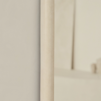 Espejo de Cuerpo Entero Extragrande con Elegante Marco Curvado de Hormigón – 190 x 100 cm (Oferta Especial)